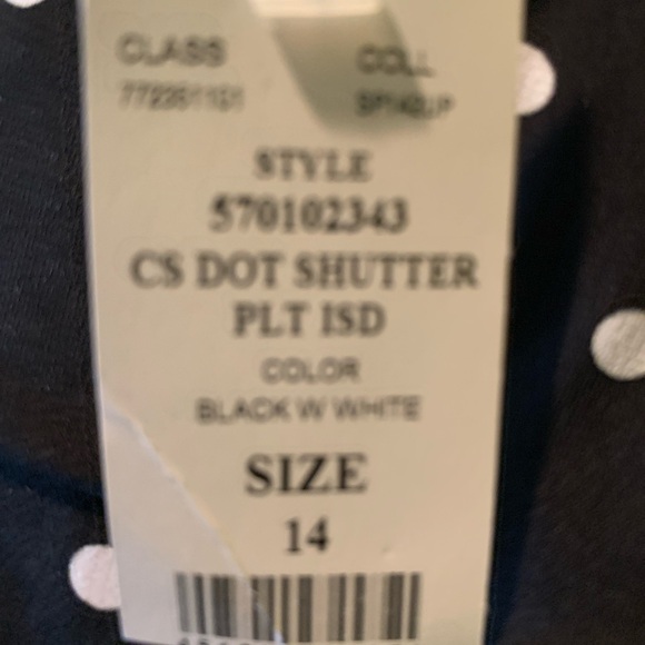 Black and White Polka Dot Dress - Picture 6 of 7